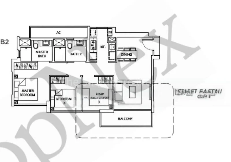 3 Bed Condo for Rent in  The Vales - Image 11
