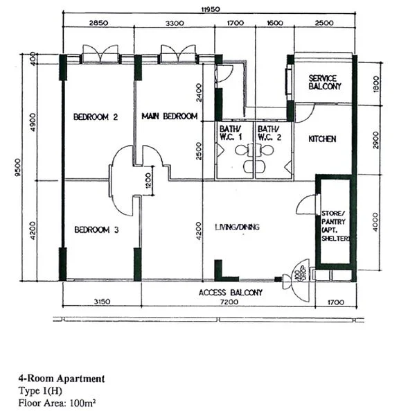 4 Room (4A) HDB for Rent in  271 Toh Guan Road - Image 11