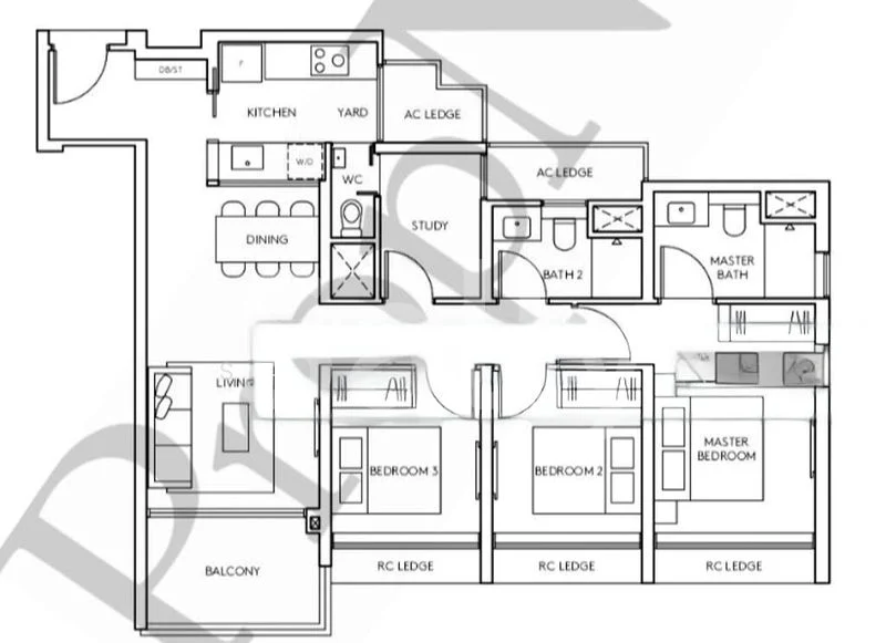 3 Bed Condo for Rent in  AMO Residence - Image 5