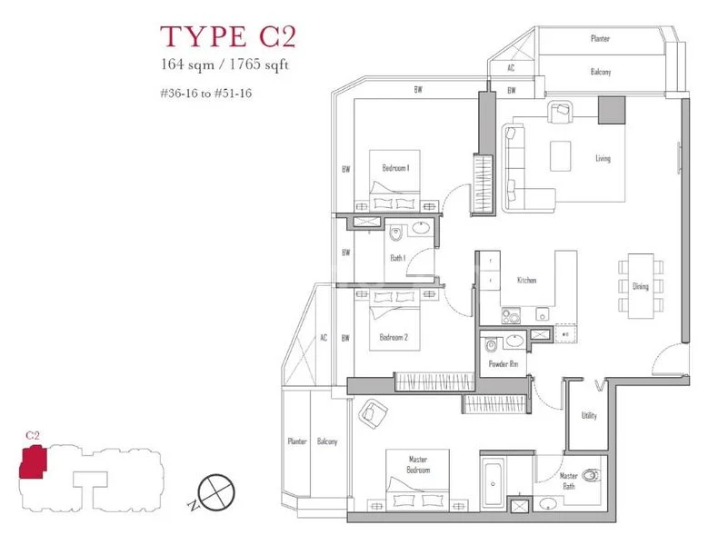 3 Bed Apartment (Condo) for Sale in  V On Shenton - Image 13