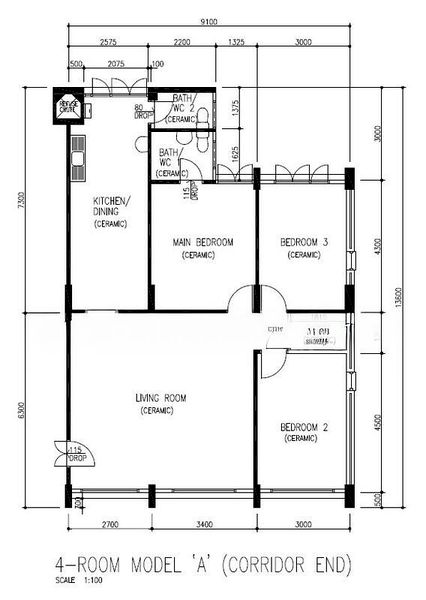 4 Room (4A) HDB for Sale in  609 Yishun Street 61 - Image 10