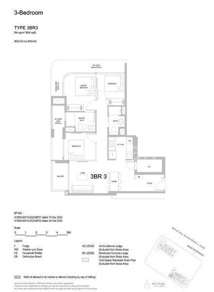 3 Bed Apartment (Condo) for Sale in One Marina Gardens - Image 6