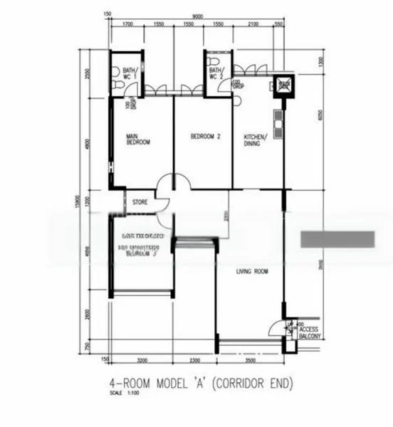 4 Room (4A) HDB for Sale in  237 Tampines Street 21 - Image 12