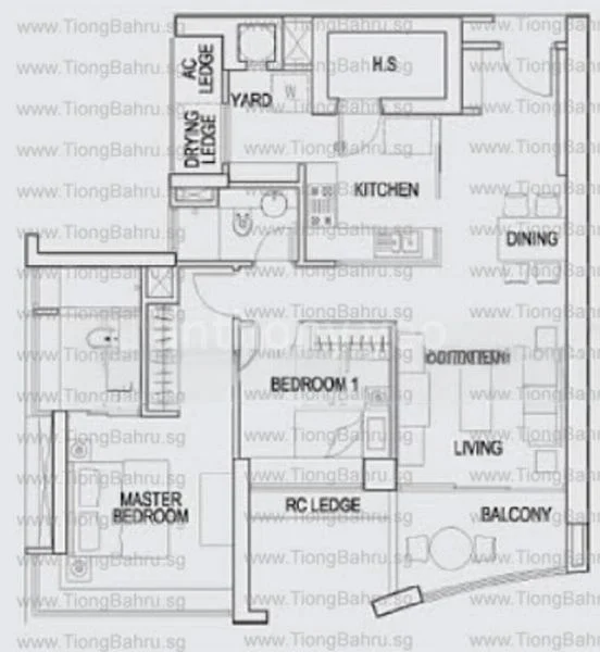 2 Bed Condo for Rent in  Twin Regency - Image 9
