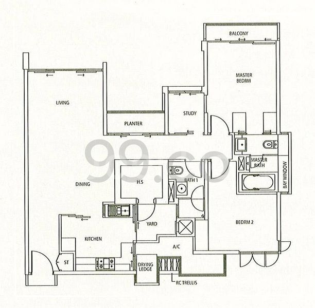 2+1 Bed Condo for Sale in  Grandeur 8 - Image 11