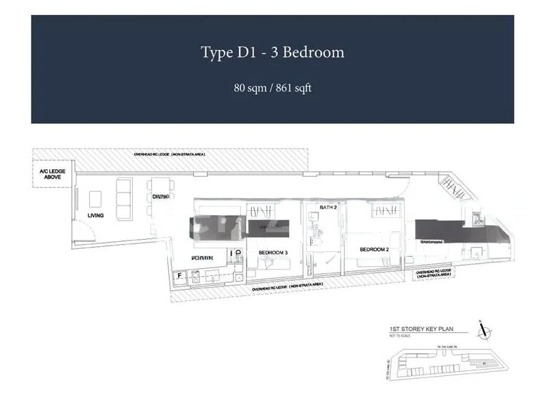 3 Bed Apartment (Condo) for Sale in  Parkwood Residences - Image 13