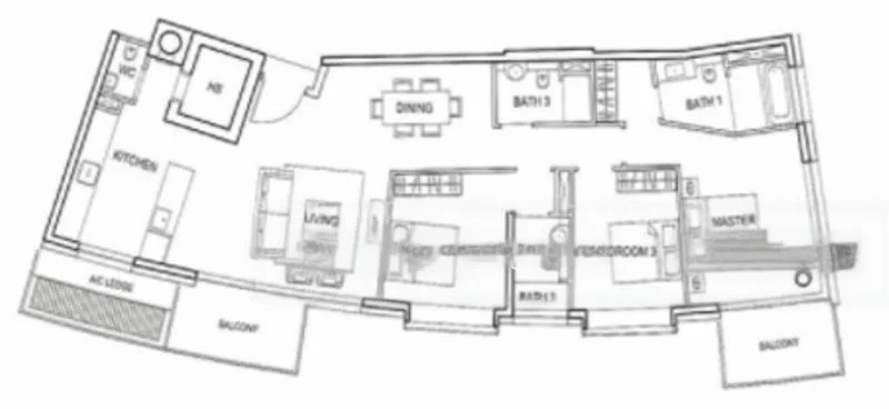 3 Bed Condo for Sale in  Corals At Keppel Bay - Image 4