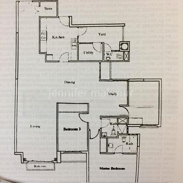 3 Bed Condo for Rent in  One Jervois - Image 13