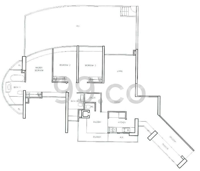 3 Bed Condo for Sale in  Clover By The Park - Image 15