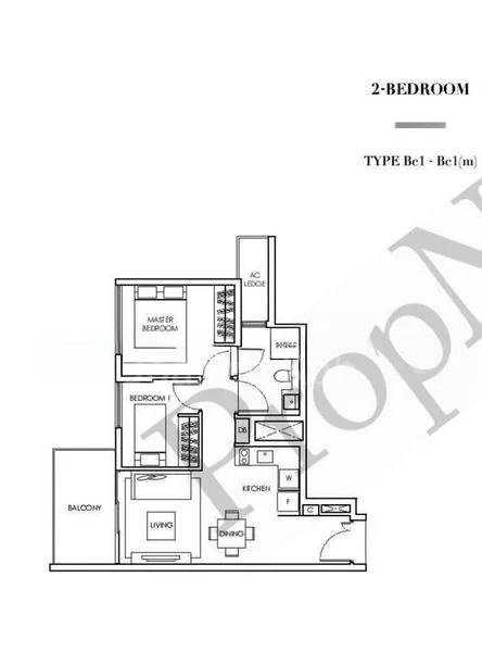 2 Bed Condo for Rent in  Highline Residences - Image 15