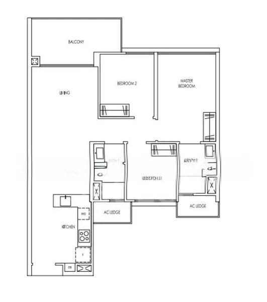 3 Bed Condo for Rent in  Treasure at Tampines - Image 6