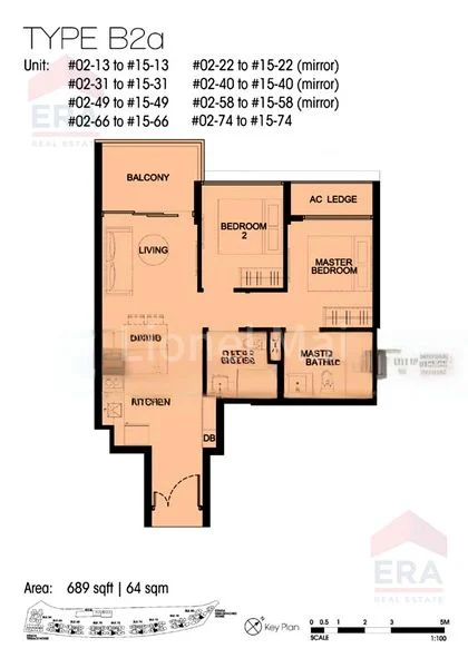 2 Bed Condo for Rent in  Kingsford Waterbay - Image 8