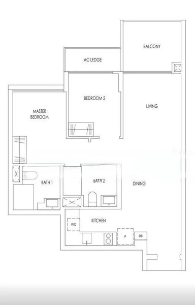 2 Bed Condo for Rent in  Treasure at Tampines - Image 6