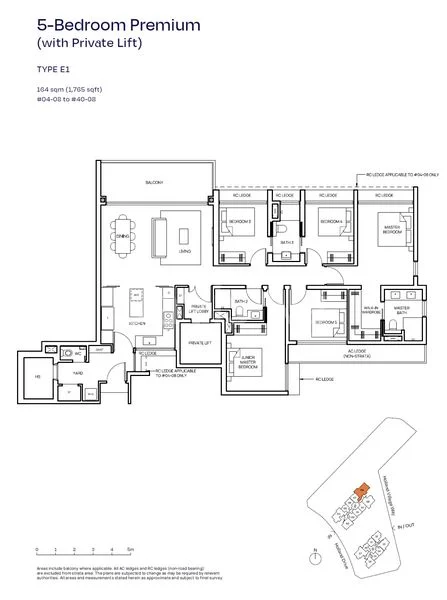 4+1 Bed Condo for Sale in  Skye at Holland - Image 6