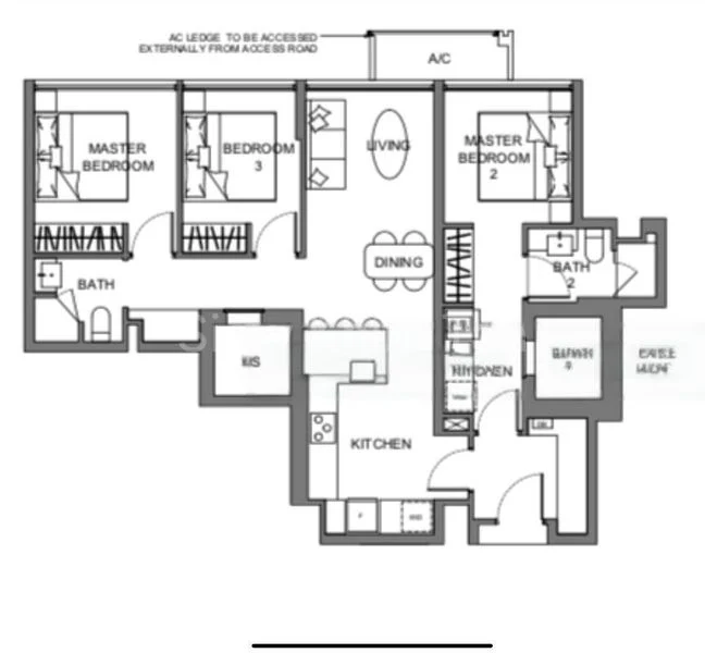 3 Bed Condo for Rent in Atlassia - Image 23
