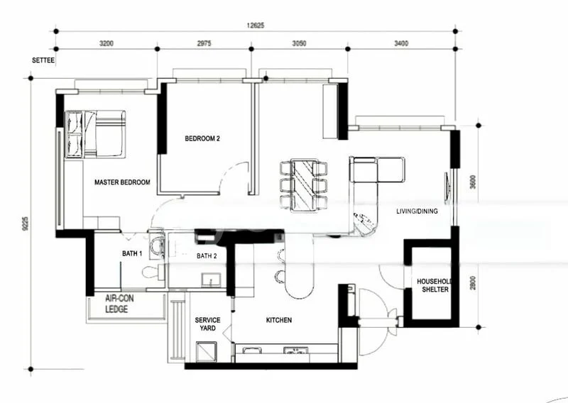 Master Room (HDB) for Rent in  406 Tampines Street 41 - Image 5
