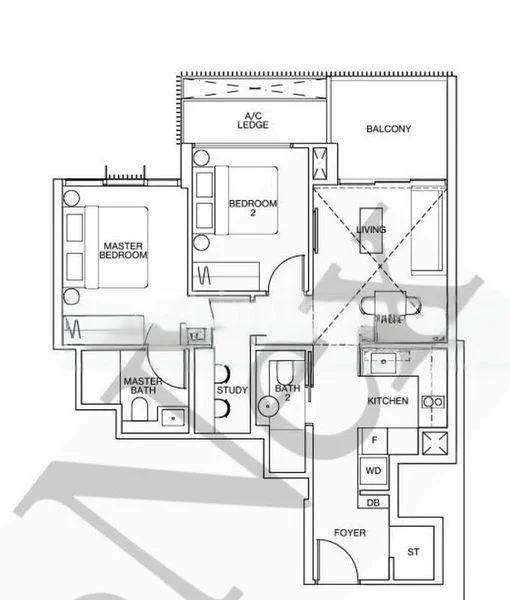 2 Bed Condo for Sale in  Ki Residences At Brookvale - Image 12
