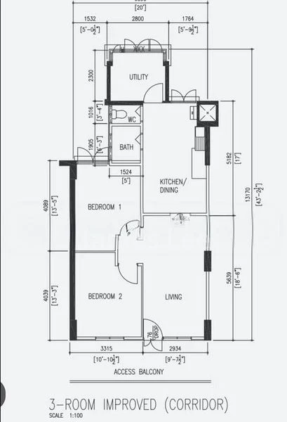3 Room (3I) HDB for Rent in  24 Sin Ming Road - Image 4