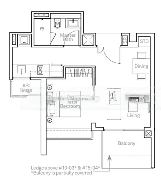1 Bed Condo for Sale in  Cube 8 - Image 6