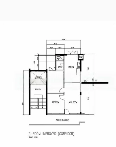 3 Room (3I) HDB for Sale in  33 Telok Blangah Way - Image 6