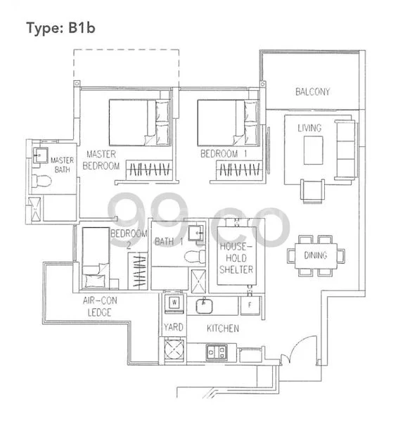 3 Bed Executive Condo for Sale in Watercolours - Image 12