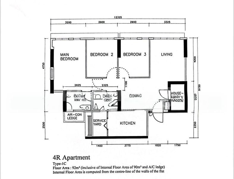 4 Room (4A) HDB for Rent in  26A Saint George's Lane - Image 9