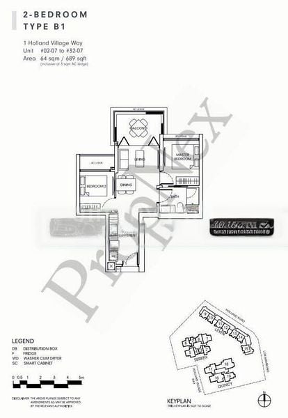 2 Bed Condo for Rent in  One Holland Village Residences / One Holland Village - Image 18