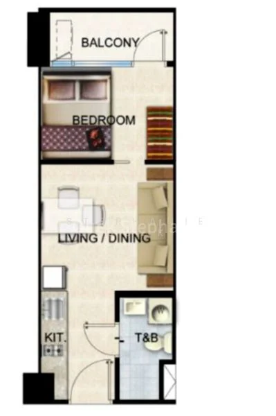 2 Bed Condo for Rent in  The Shore Residences - Image 9