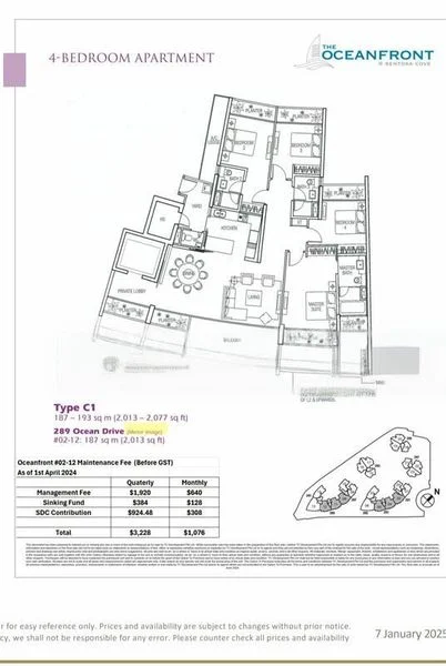 4 Bed Condo for Sale in  The Oceanfront @ Sentosa Cove - Image 20