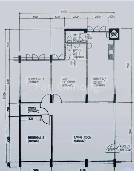 4 Room (4NG) HDB for Rent in  572 Ang Mo Kio Avenue 3 - Image 7