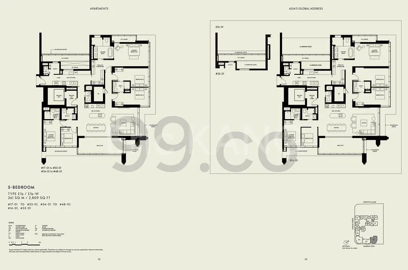 5+1 Bed Apartment (Condo) for Sale in W Residences Singapore - Marina View - Image 8