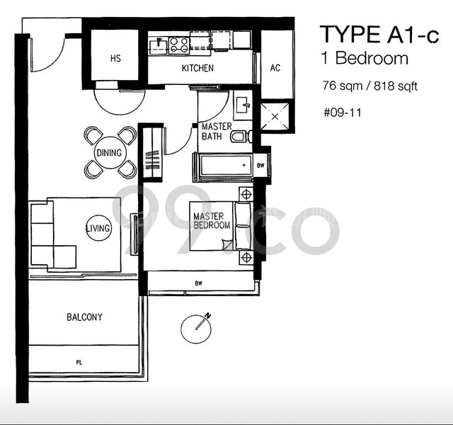 1 Bed Condo for Rent in  Concourse Skyline - Image 17