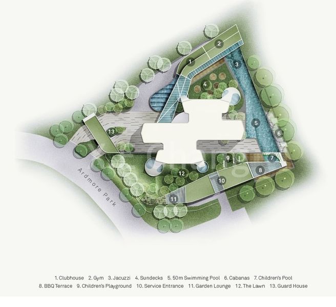 4+1 Bed Condo for Rent in  Ardmore Residence - Image 30