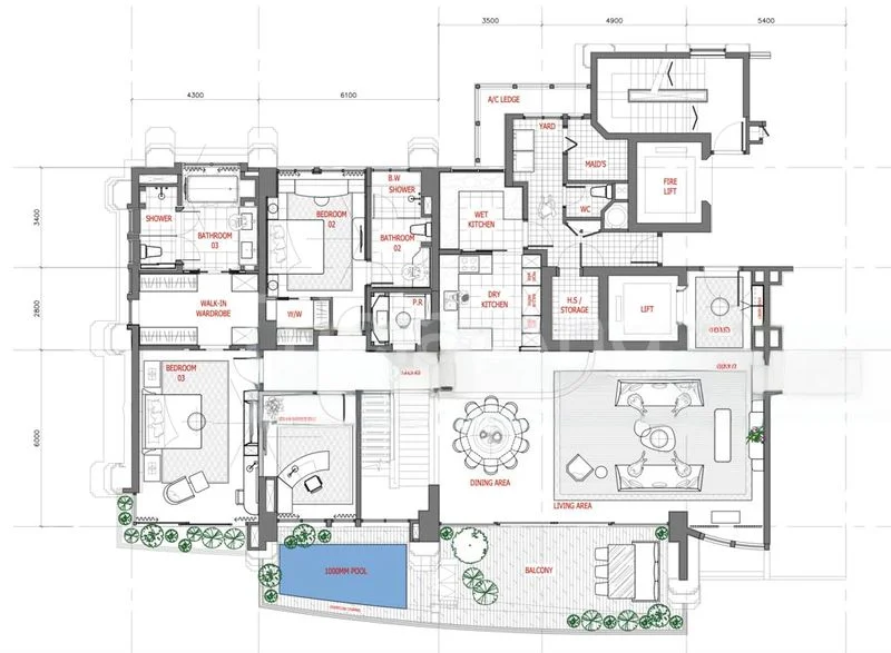 5 Bed Condo for Sale in  Parkview Eclat - Image 21