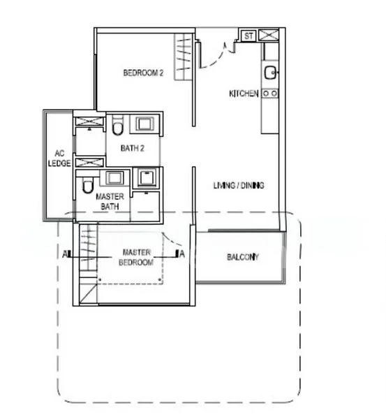 2 Bed Condo for Rent in  J Gateway - Image 5