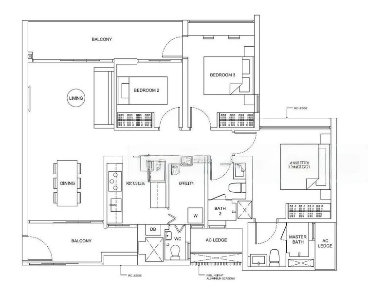 3 Bed Executive Condo for Sale in  The Criterion - Image 19