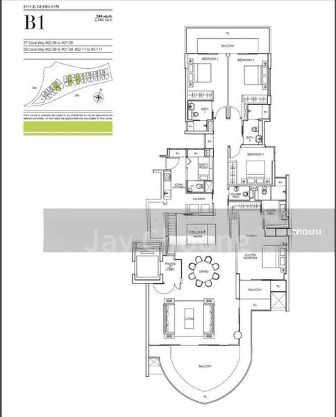 4 Bed Apartment (Condo) for Sale in  Seascape - Image 12