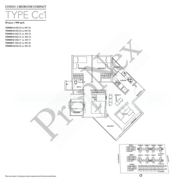 3 Bed Condo for Rent in  Palm Isles - Image 10