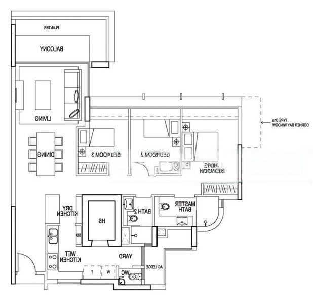 3 Bed Condo for Rent in Double Bay Residences - Image 6