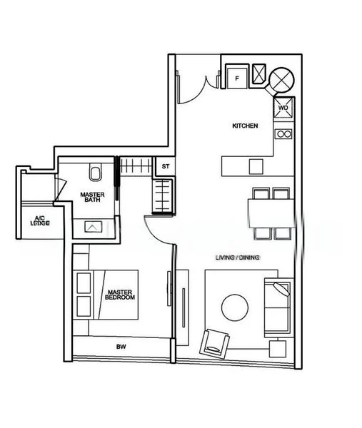 1 Bed Apartment (Condo) for Rent in 76 Shenton - Image 15