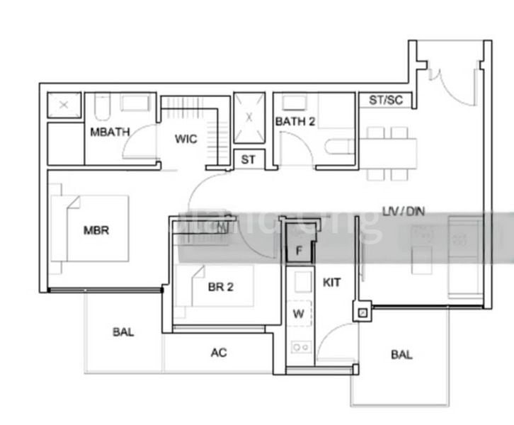 2 Bed Condo for Rent in  Sky Vue - Image 12