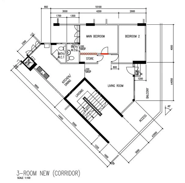3 Room (3NG) HDB for Sale in 701 Hougang Avenue 2 - Image 13