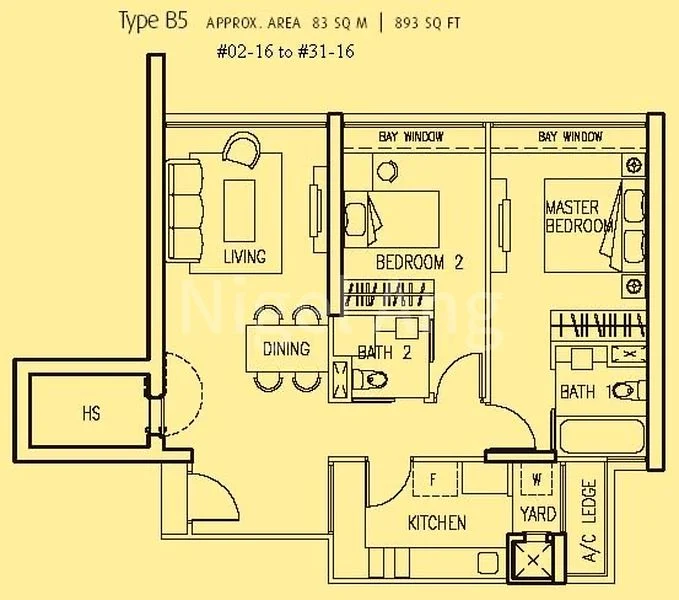 2 Bed Condo for Rent in  Park Infinia At Wee Nam - Image 6