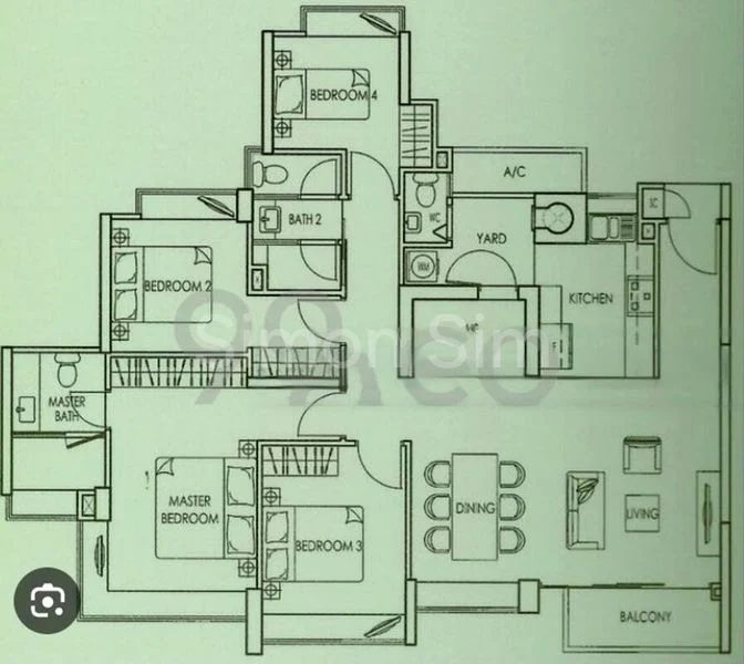 4 Bed Condo for Rent in One Saint Michael's - Image 13