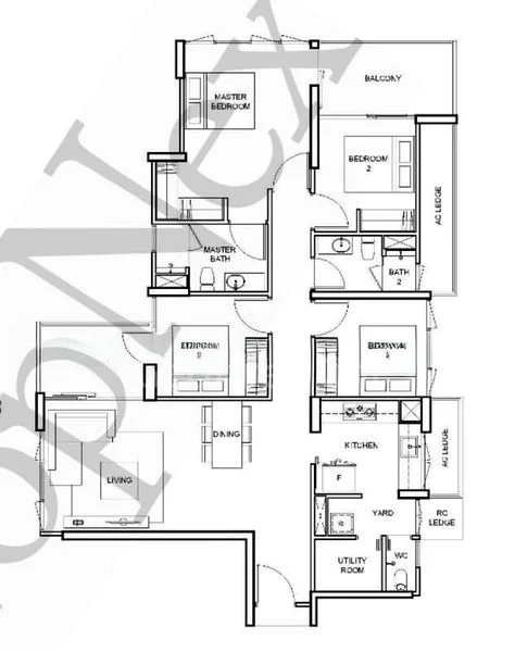 3 Bed Condo for Rent in  Vue 8 Residence - Image 14