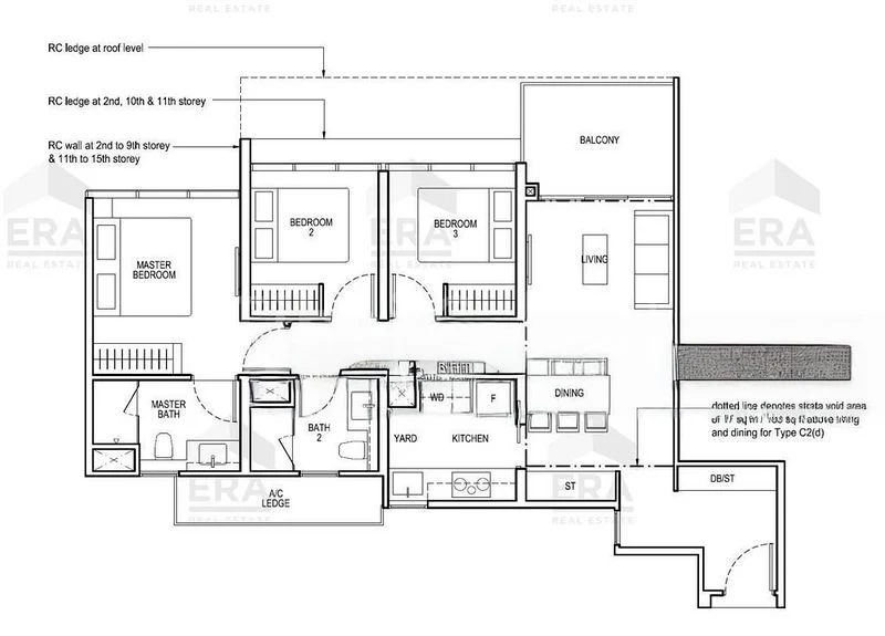 3 Bed Condo for Rent in The Tapestry - Image 18