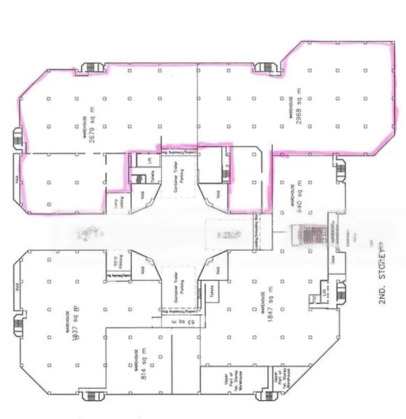 Warehouse for Rent: Ramp-up, high ceiling at Pasir Panjang; 40ft container accessible, 5000sf to 200000sf. - Image 7