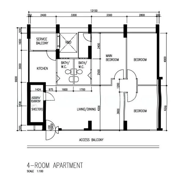 4 Room (4A) HDB for Sale in 240 Compassvale Walk - Image 10