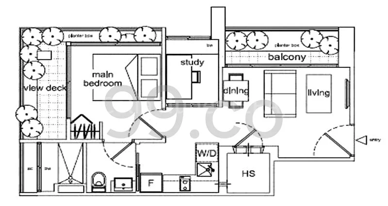 1+1 Bed Apartment (Condo) for Sale in  The Tier - Image 10