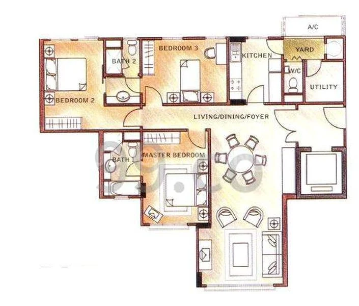 3+1 Bed Condo for Rent in  Villa Martia - Image 13